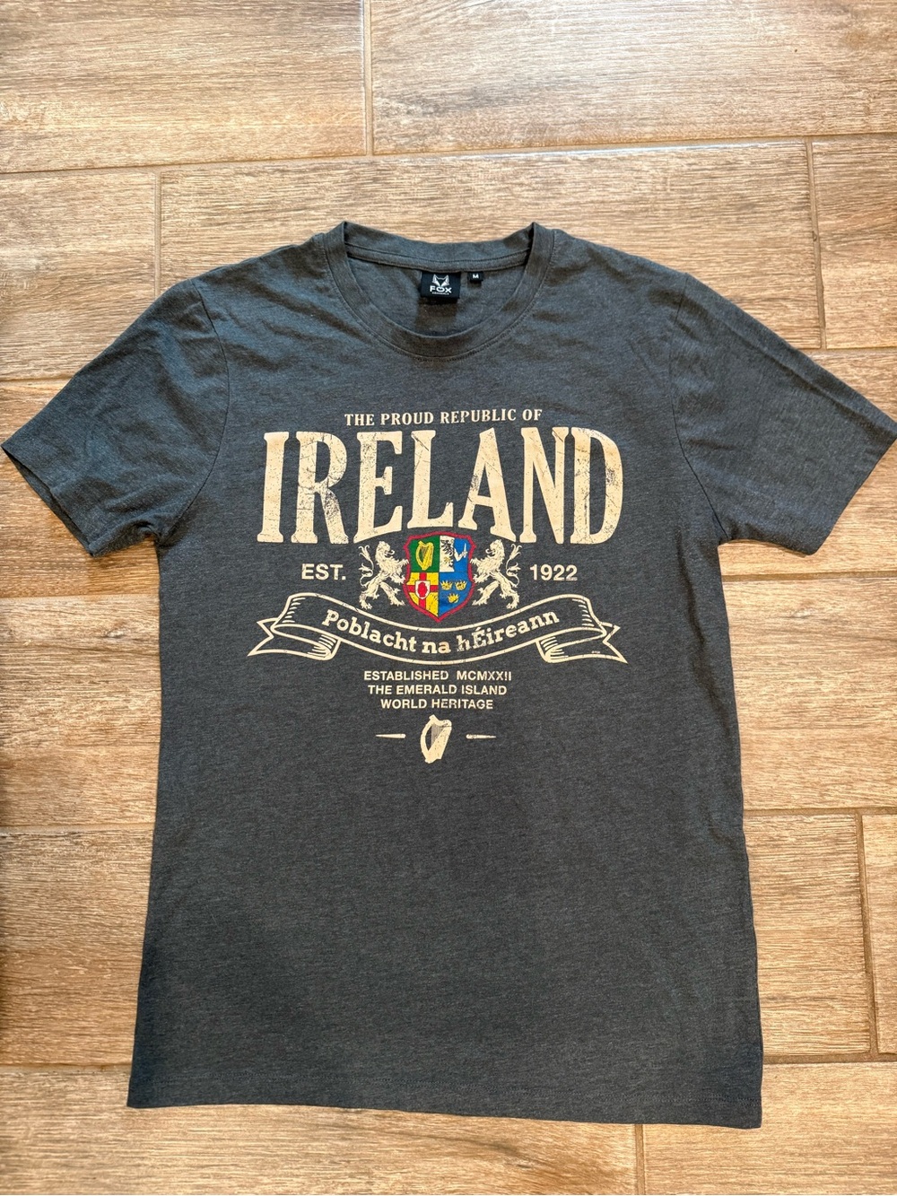 Fox Ireland Graphic Tee Size Medium Men’s